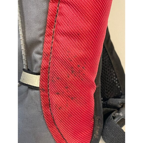 CamelBak Classic hiking backpack bike run hike no bladder 17" x 8" gray red - Picture 5 of 12